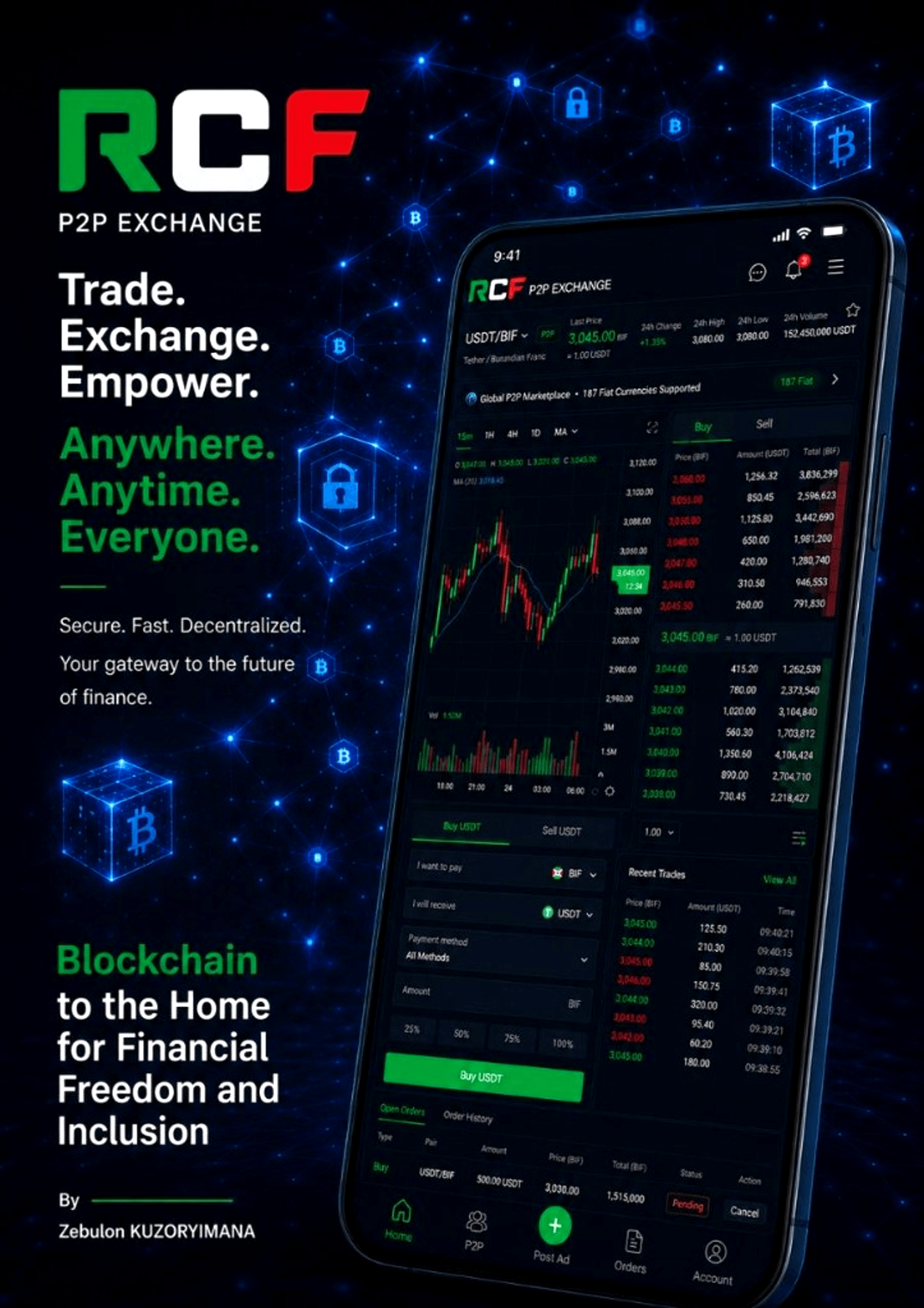 RCF P2P Exchange — Trade. Exchange. Empower.